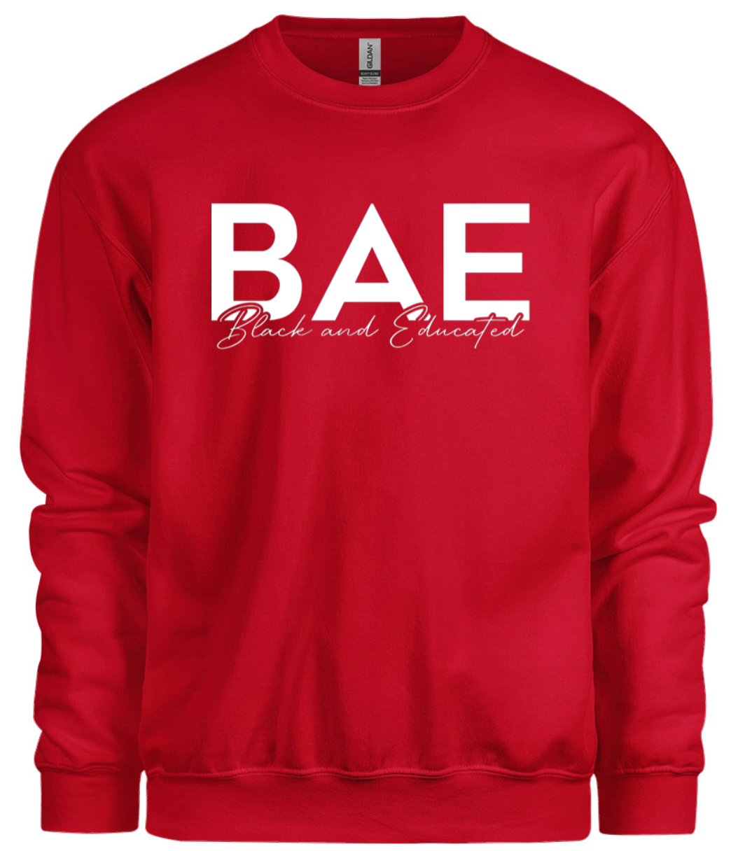 BAE - Black & Educated Crewneck