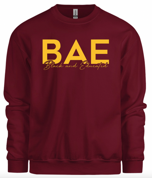 BAE - Black & Educated Crewneck