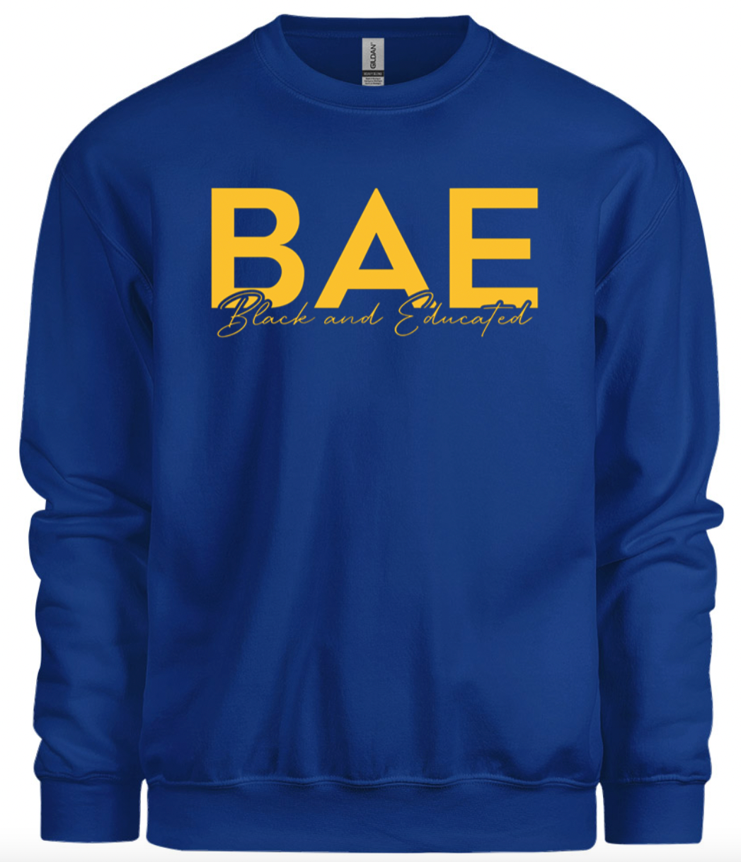 BAE - Black & Educated Crewneck