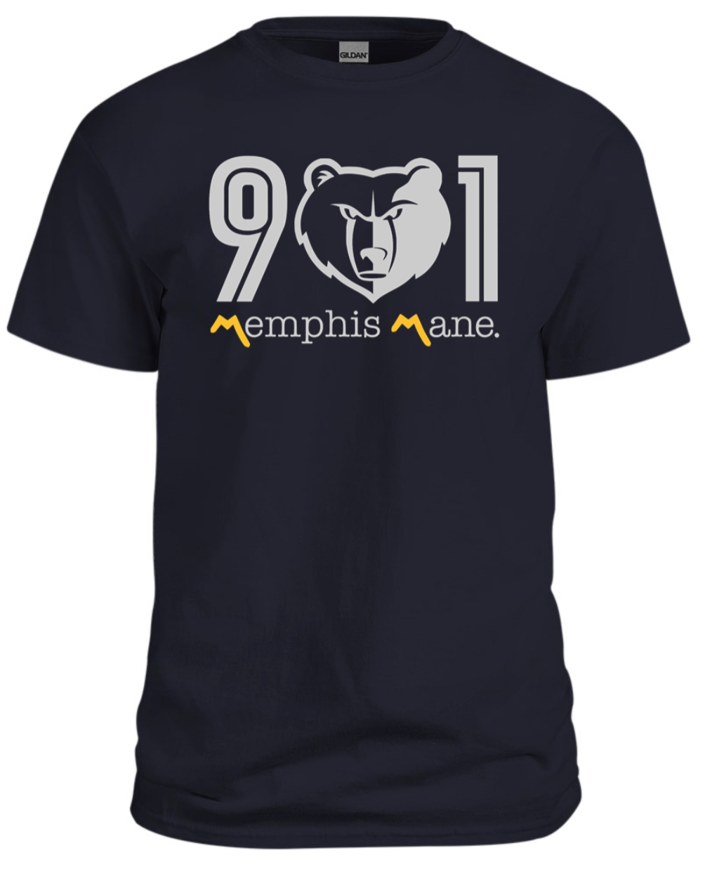 Grizz 901 - Memphis Mane Tee