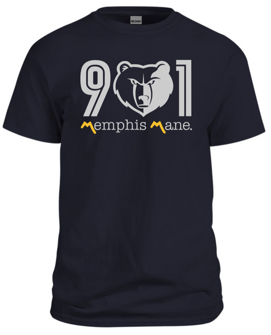 Grizz 901 - Memphis Mane Tee