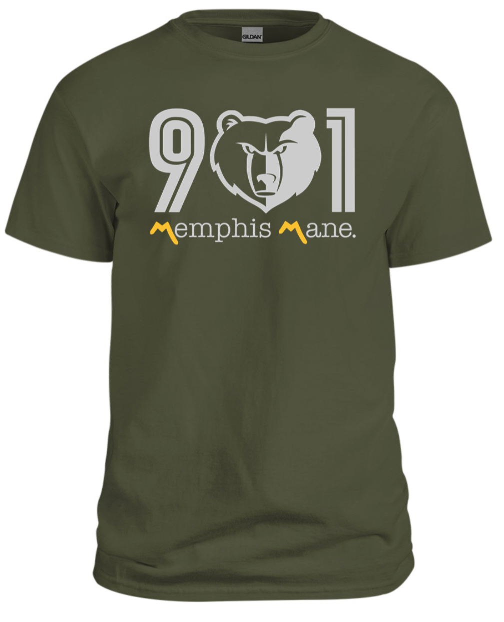 Grizz 901 - Memphis Mane Tee