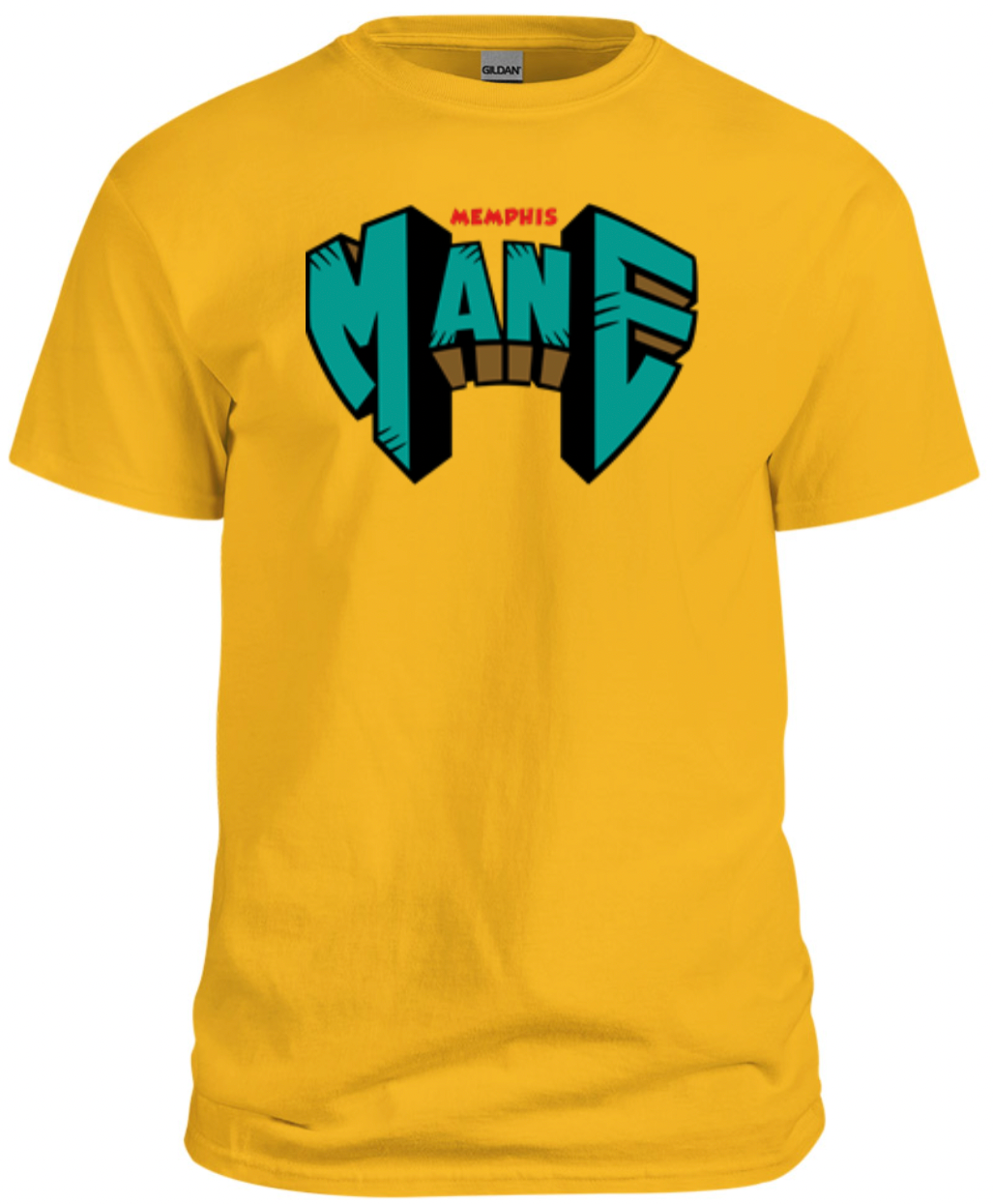 Memphis Mane w/ Grizz Font Tee