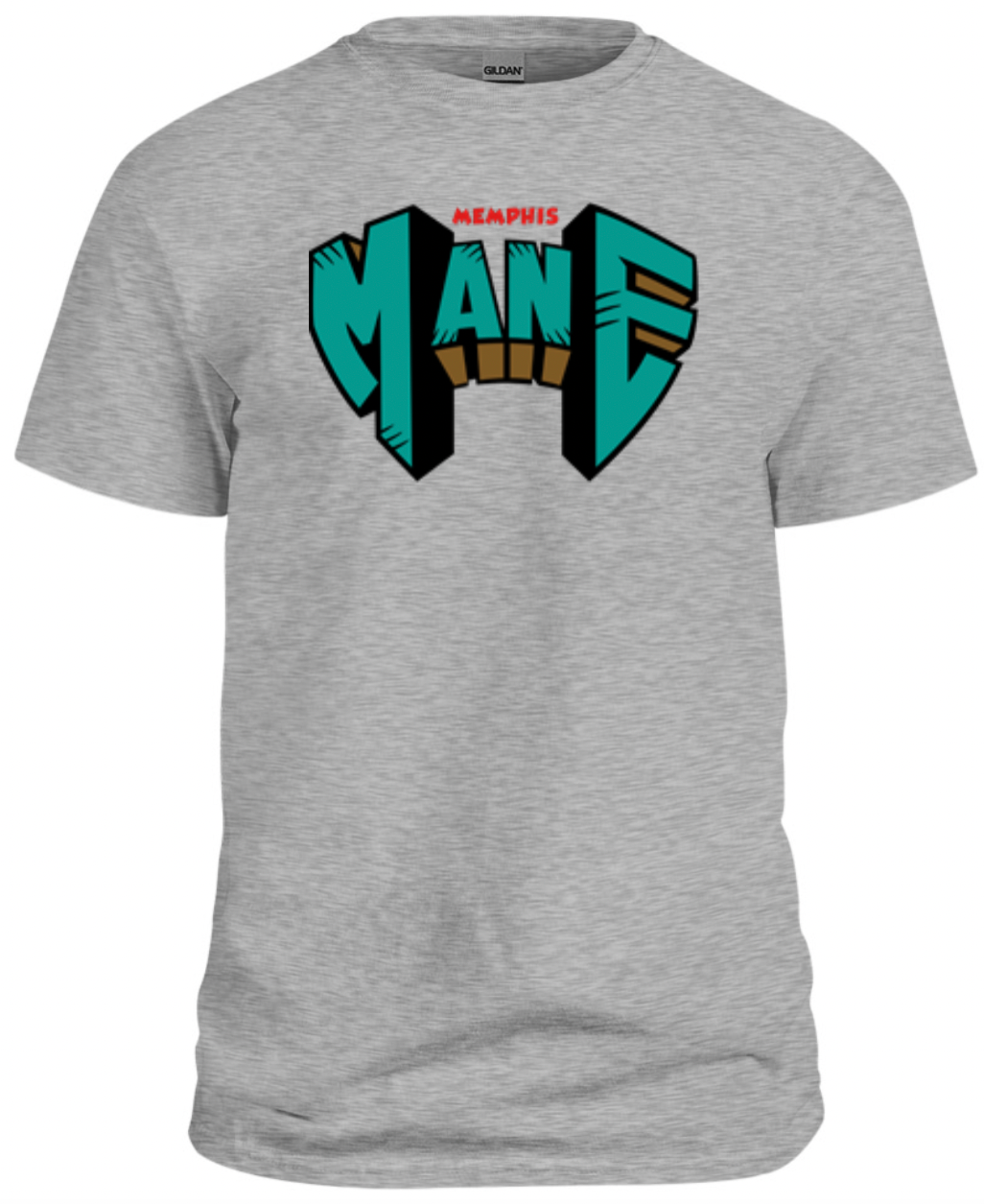 Memphis Mane w/ Grizz Font Tee